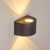 Applique murale d'extérieur Windhoek LED, 2 lumières