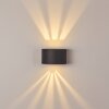 Applique murale d'extérieur Windhoek LED, 2 lumières