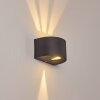 Applique murale d'extérieur Windhoek LED, 2 lumières