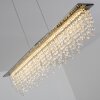 Suspension Slidre LED Chrome, 1 lumière, Télécommandes