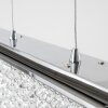 Suspension Slidre LED Chrome, 1 lumière, Télécommandes
