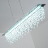 Suspension Slidre LED Chrome, 1 lumière, Télécommandes