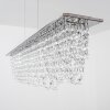 Suspension Slidre LED Chrome, 1 lumière, Télécommandes