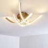 Plafonnier Aranu LED Nickel mat, 4 lumières
