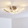 Plafonnier Aranu LED Nickel mat, 4 lumières