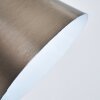 Applique murale Pulau Bois clair, Nickel mat, 1 lumière