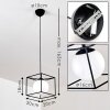 Suspension Legano Noir, 1 lumière