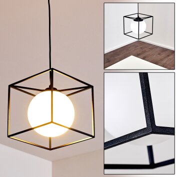 Suspension Legano Noir, 1 lumière