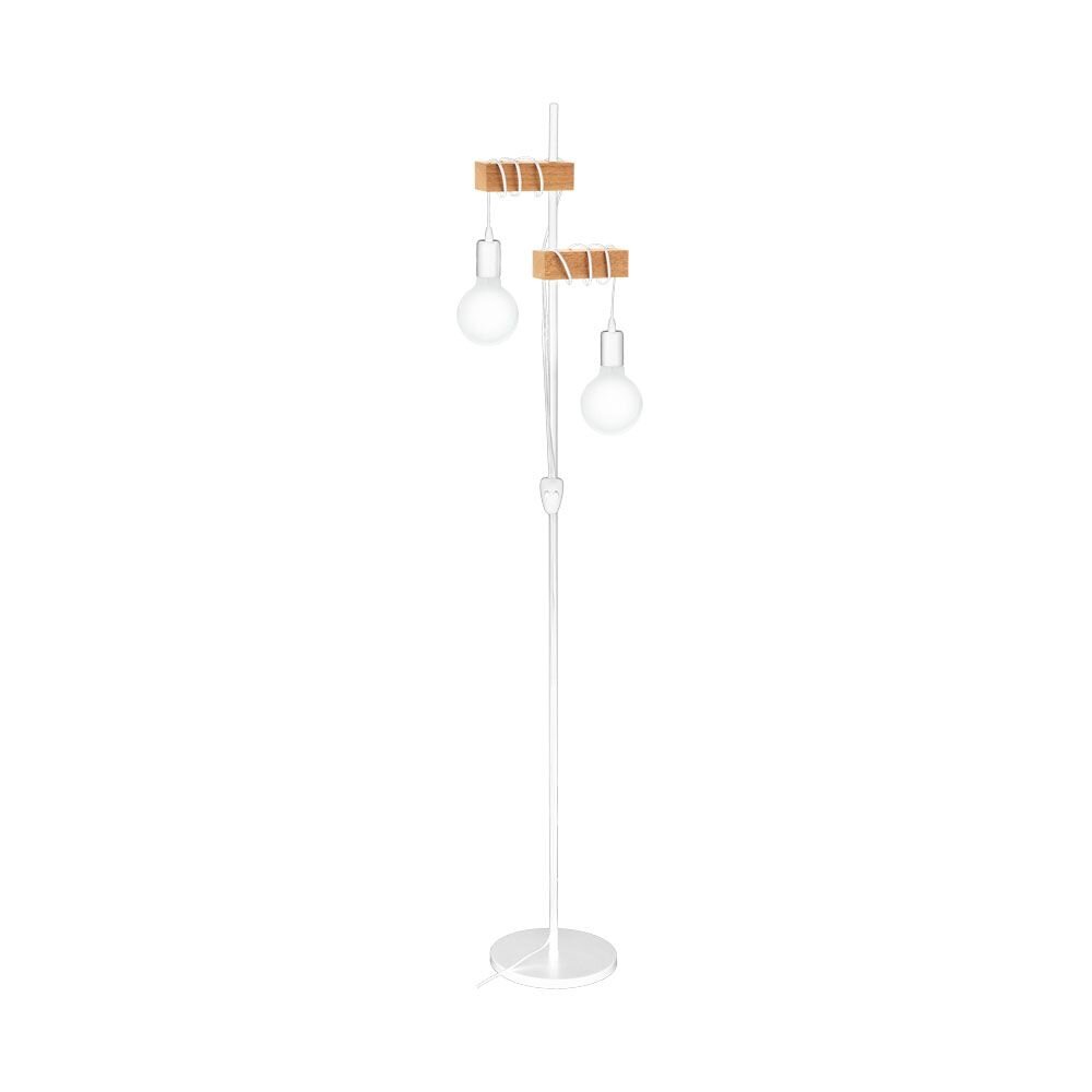 TOWNSHEND Lampadaire Luminaires Eglo Blanc, 2 lumières main product photo