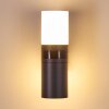 Applique murale d'extérieur Baulund LED Anthracite, 1 lumière, Détecteur de mouvement
