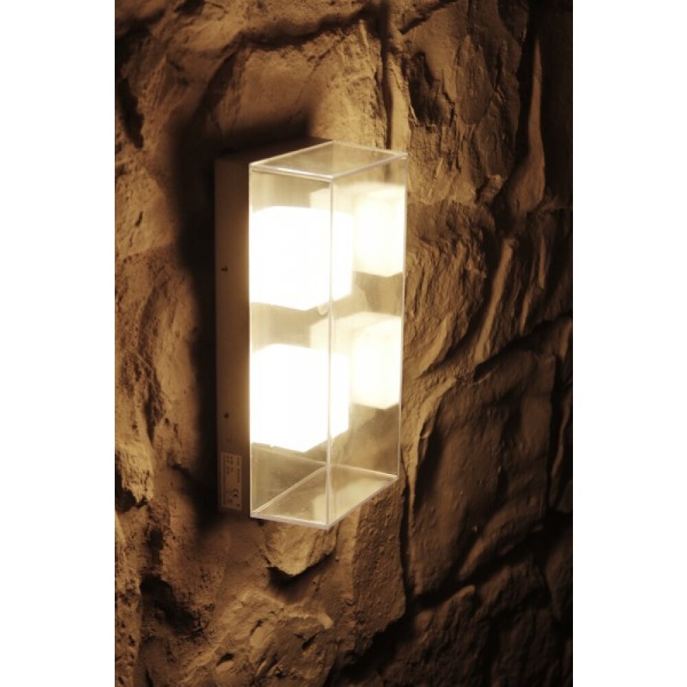 Applique murale d'extérieur Konstsmide LED Acier inoxydable, Gris, 1 lumière main product photo