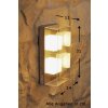 Applique murale d'extérieur Konstsmide LED Acier inoxydable, Gris, 1 lumière