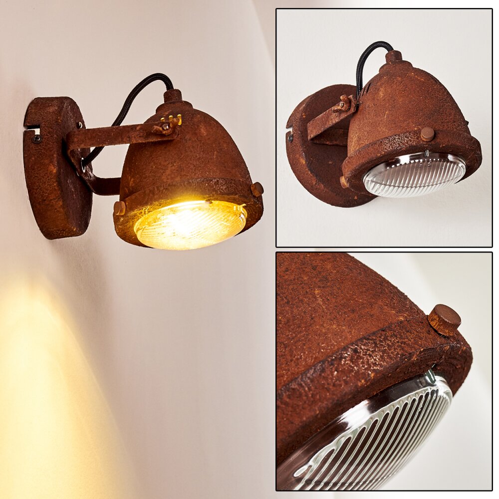 Applique murale Glostrup Rouille, 1 lumière main product photo
