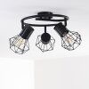 Plafonnier Bardhaman Noir, 3 lumières Plafonnier Bardhaman Noir, 3 lumières