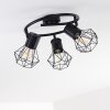Plafonnier Bardhaman Noir, 3 lumières Plafonnier Bardhaman Noir, 3 lumières
