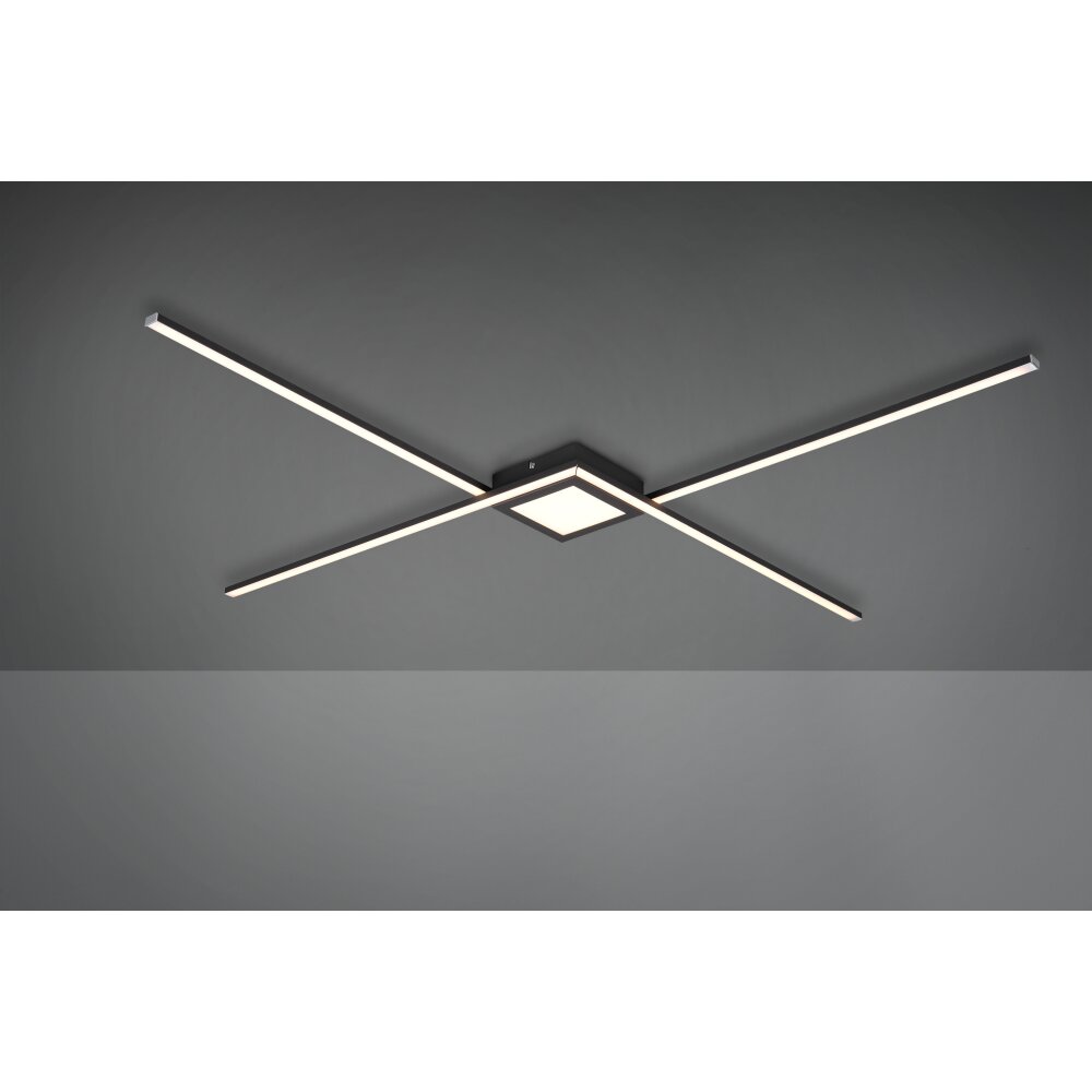 Plafonnier Trio Oxford LED Anthracite, 1 lumière main product photo