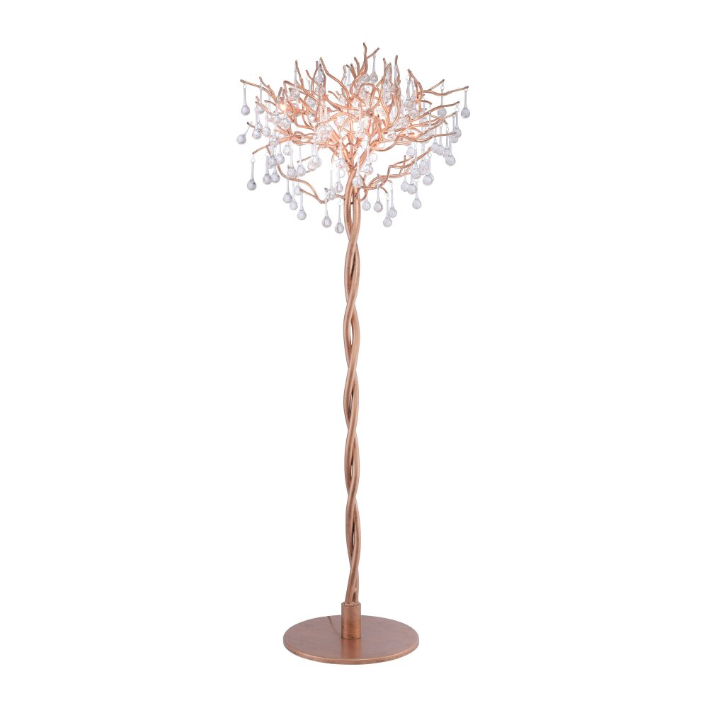 ICICLE Lampadaire Luminaires Paul Neuhaus Laiton, 5 lumières main product photo