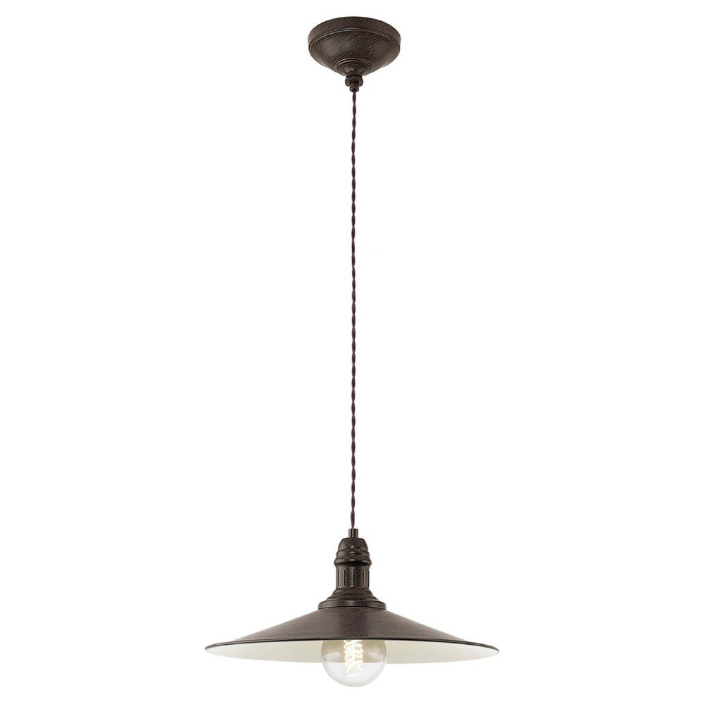 Lampe suspendue Eglo STOCKBURY Beige, Brun foncé, 1 lumière main product photo