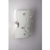 Applique murale Globo BURGUNDY Nickel mat, Blanc, 1 lumière