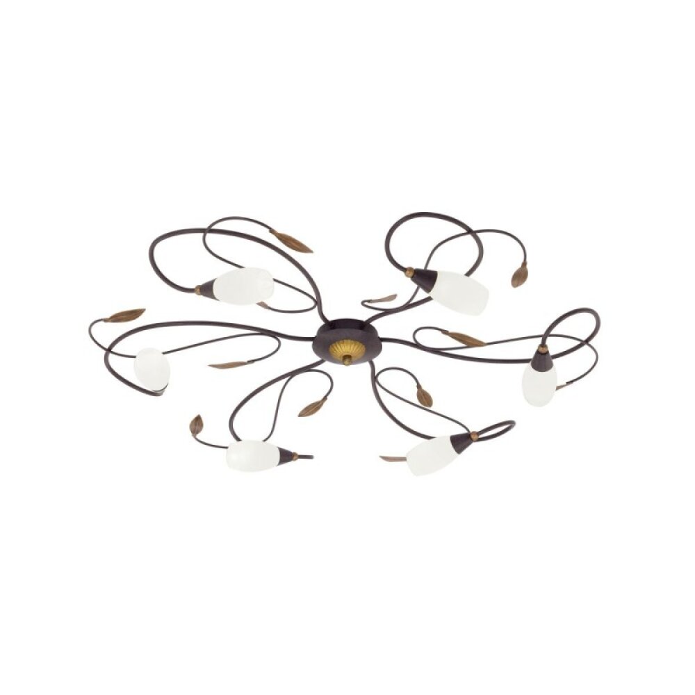 Applique murale / Plafonnier Eglo GERBERA 1 Brun foncé main product photo