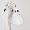 Lampe à pince Stranderott Blanc, 1 lumière