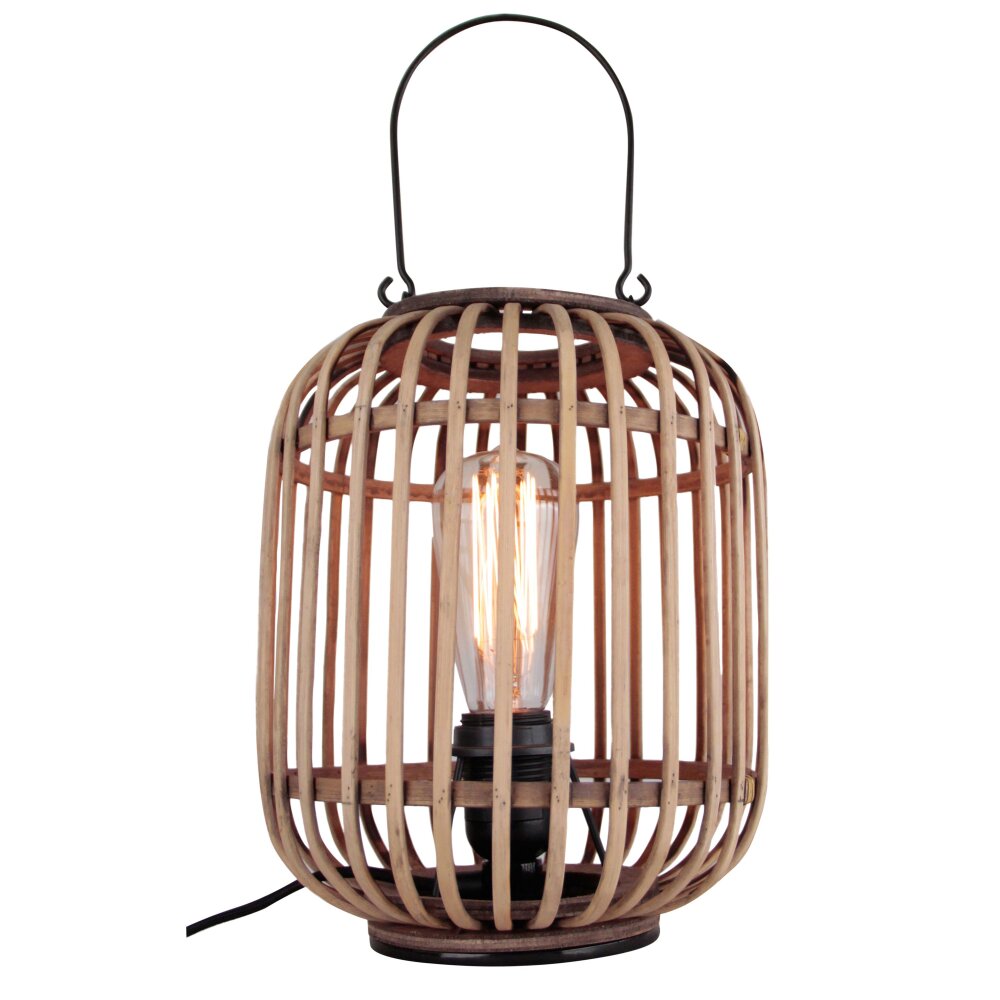 Lampe de table Brilliant Woodrow Bois clair, 1 lumière main product photo