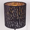 Lampe à poser Liared Noir, 1 lumière