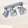 Plafonnier Butikon Gris, 3 lumières