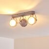 Plafonnier Butikon Gris, 3 lumières