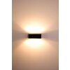 Applique murale Ideallux BOX AP2 Noir, 2 lumières
