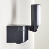 Applique murale d'extérieur Larvik LED Anthracite, 1 lumière, Détecteur de mouvement