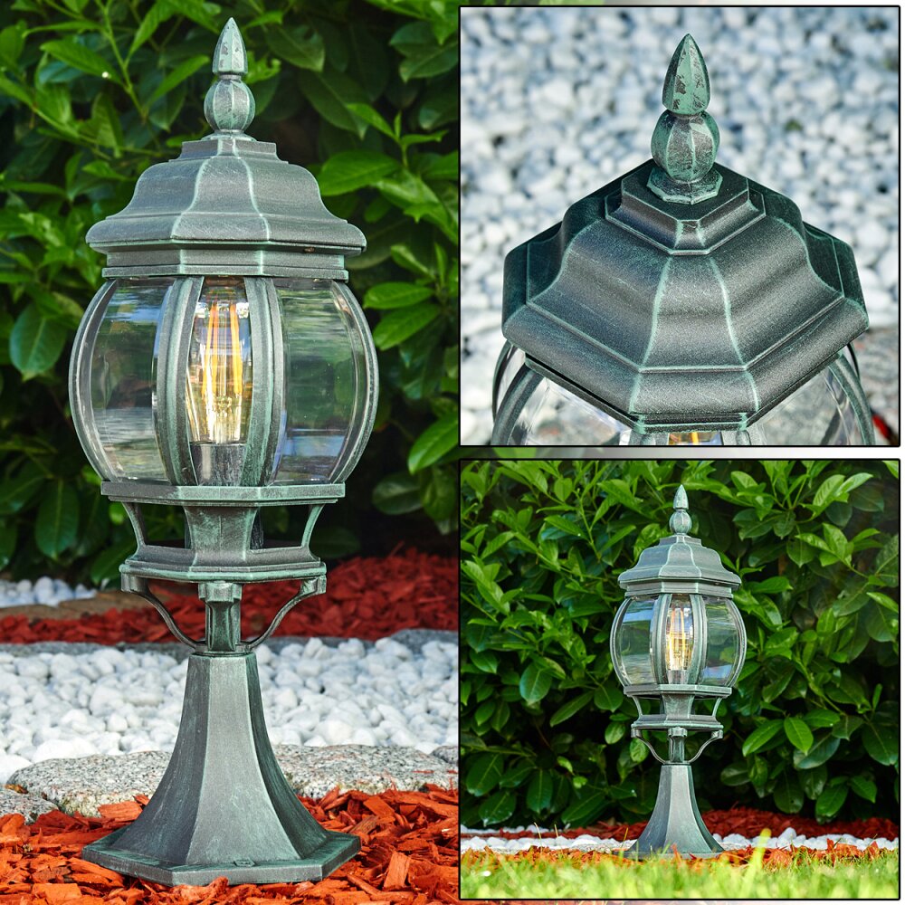 Borne lumineuse Lentua Vert, Noir, 1 lumière main product photo