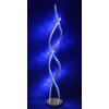 Lampadaire Globo STANIOS LED Chrome, 1 lumière, Télécommandes, Changeur de couleurs