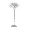 ICICLE Lampadaire, Lampadaire Luminaires Paul Neuhaus couleur acier inoxydable, 5 lumières