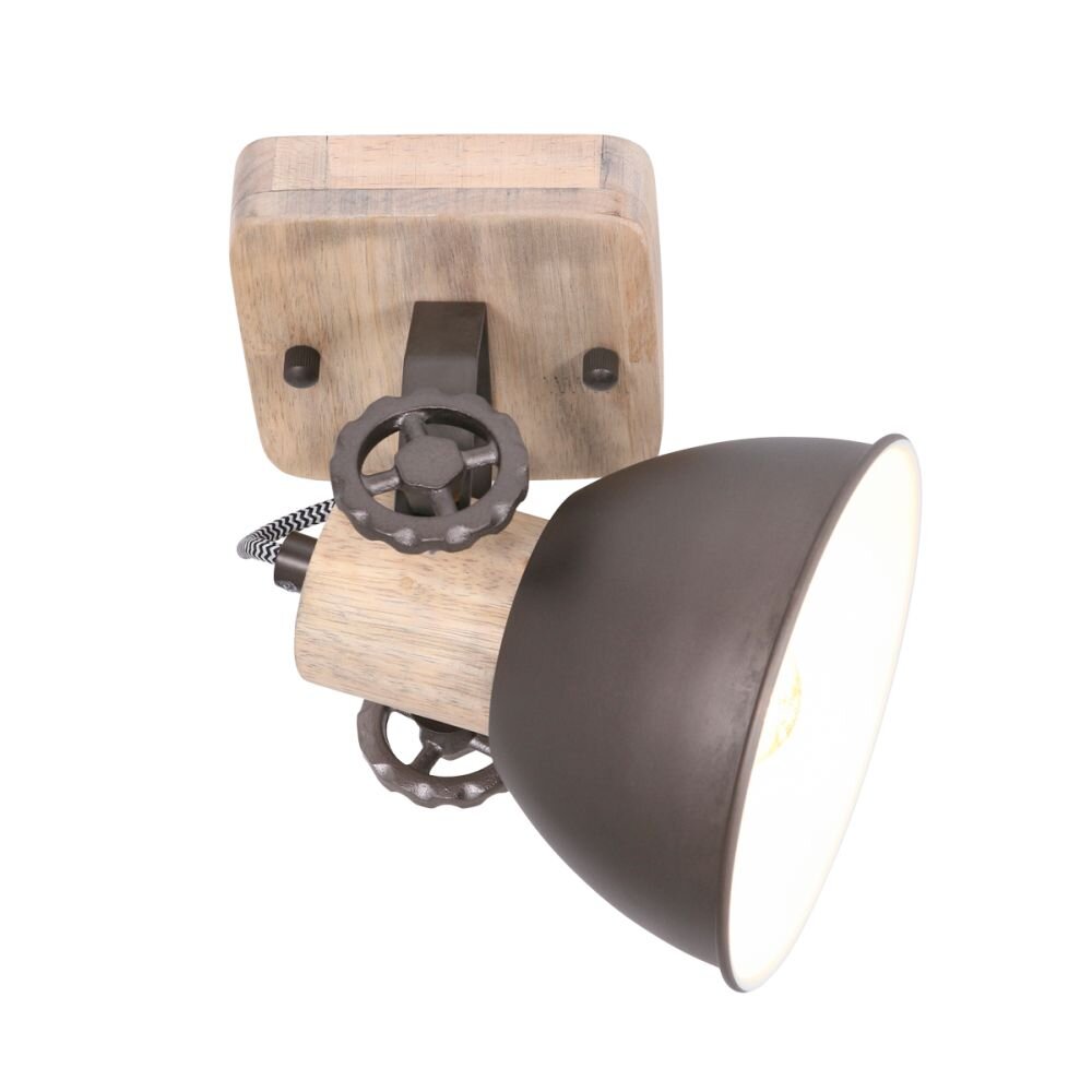 Plafonnier Steinhauer Gearwood Bois clair, 1 lumière main product photo