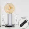 Lampe à poser Kimstad Argenté, 1 lumière