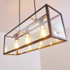 Suspension Moatize Noir, 3 lumières