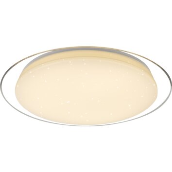 Plafonnier Globo Optima LED Blanc, 1 lumière, Télécommandes