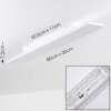 Plafonnier Salmi LED Blanc, 1 lumière
