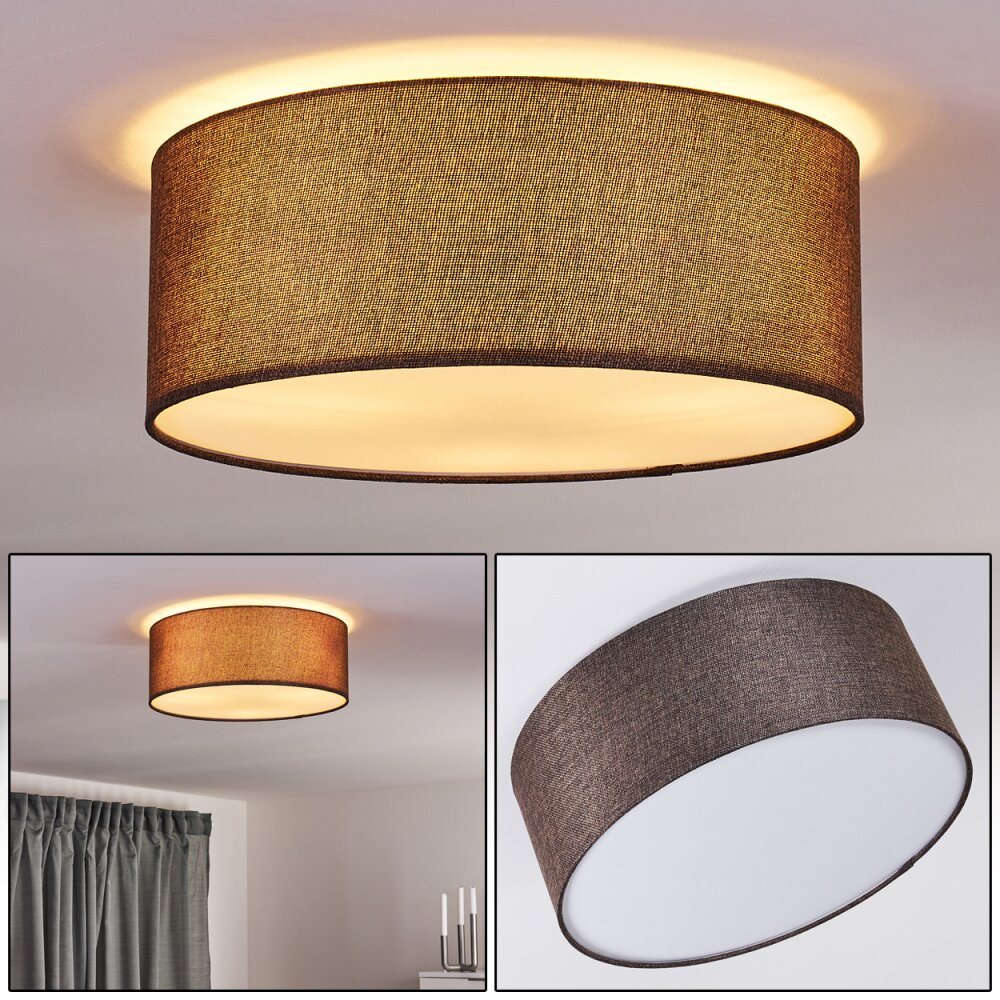 Plafonnier Nijmegen Brun, Blanc, 3 lumières main product photo