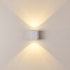 Applique murale d'extérieur Maputo LED Blanc, 2 lumières