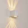 Applique murale d'extérieur Maputo LED Blanc, 2 lumières
