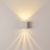 Applique murale d'extérieur Maputo LED Blanc, 2 lumières