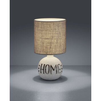 Lampe à poser Reality ESNA Blanc, 1 lumière