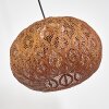 Suspension Kemer Rouille, 1 lumière