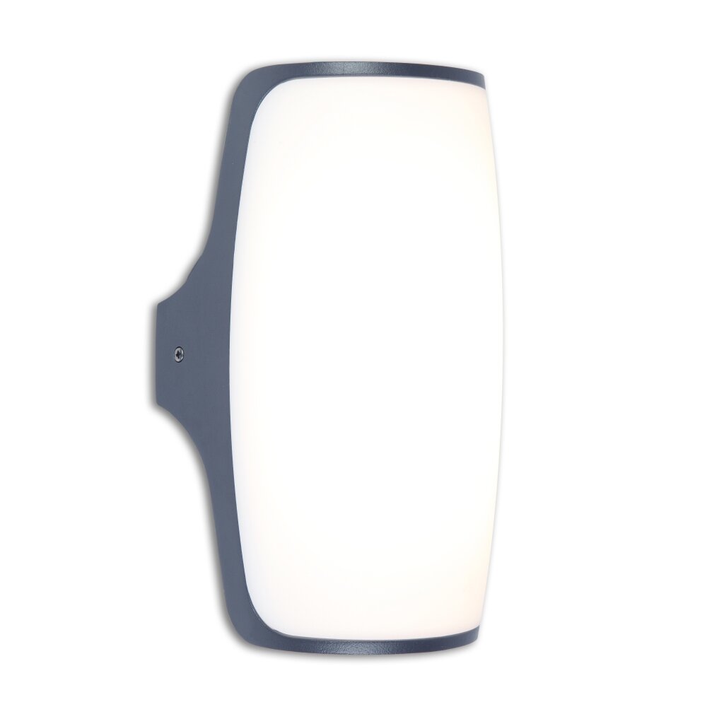 Applique murale d'extérieur Lutec SECO LED Anthracite, 1 lumière main product photo