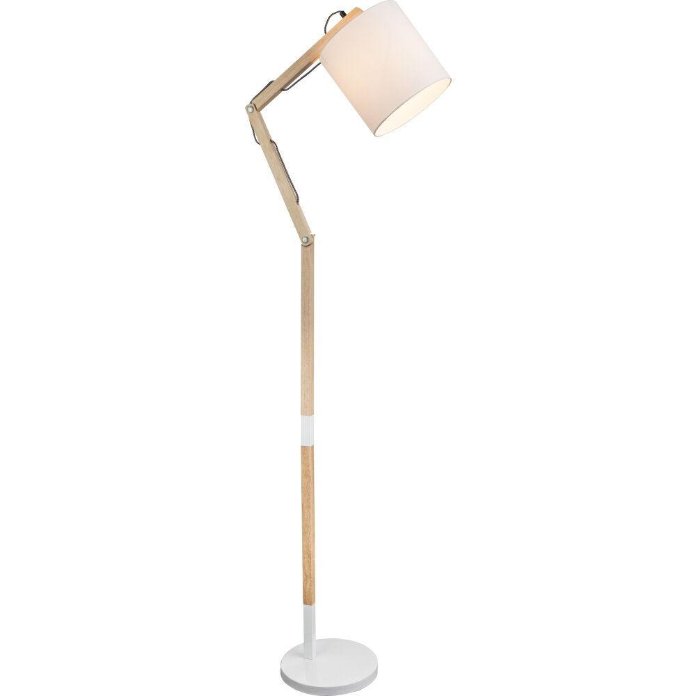 Lampadaire Globo MATTIS Blanc, 1 lumière main product photo
