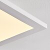 Plafonnier Salmi LED Blanc, 1 lumière