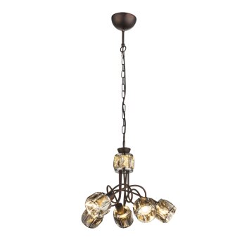 Suspension Globo AMBER Bronze, 5 lumières