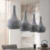Suspension Wildervanksterdallen Gris, 4 lumières